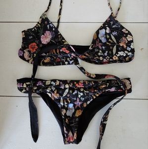 L*Space Floral Reversible Bikini Set